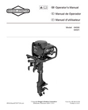 Briggs & Stratton 04501 Manual De Operador