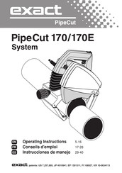 eXact PipeCut 170E Instrucciones De Manejo