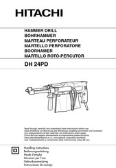 Hitachi DH 24PD Instrucciones De Manejo