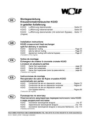 Wolf KGXD Instrucciones De Montaje