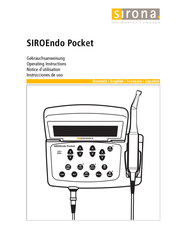 Sirona SIROEndo Pocket Instrucciones De Uso