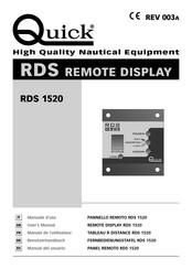 Quick RDS 1520 Manual Del Usuario