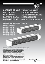 Soler&Palau COR-F-2000 N Manual De Instalación. Instrucciones De Uso