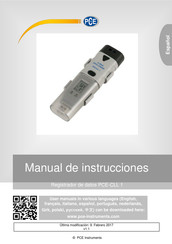 Pce Instruments PCE-CLL 1 Manual De Instrucciones