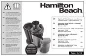 Hamilton Beach Big Mouth Plus Manual De Instrucciones
