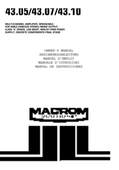 Macrom 43.07 Manual De Instrucciones