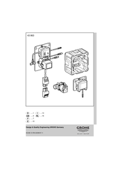 Grohe 43 863 Manual De Montaje