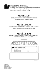 Federal Signal StreamLine LP4 Instrucciones De Instalación