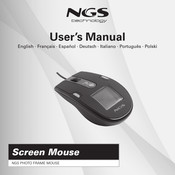 NGS Technology Screen Mouse Manual De Instrucciones