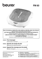 Beurer FM 60 Manual De Instrucciones