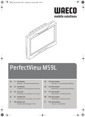 Waeco PerfectView M59L Instrucciones De Montaje