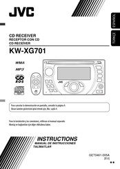 JVC KW-XG701 Manual De Instrucciones