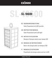 Dörr SL-10600 Manual De Instrucciones