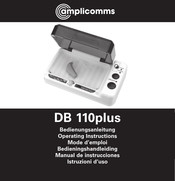 Amplicomms DB 110plus Manual De Instrucciones