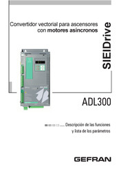 gefran SIEIDrive ADL300 Manual De Instrucciones