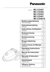 Panasonic MC-CG461 Instrucciones De Manejo