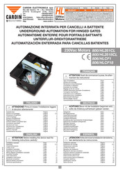 Cardin Elettronica HL2518CL Manual Del Usuario