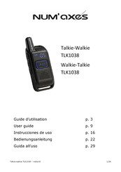 Num'axes TLK1038 Instrucciones De Uso