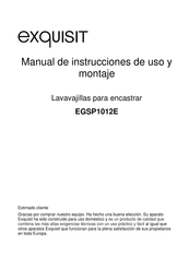 Exquisit EGSP1012E Manual De Instrucciones De Uso Y Montaje