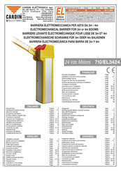 Cardin Elettronica EL3424 Manual Del Usuario