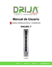 DRIJA MALBEC 7 Manual De Usuario