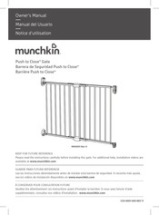 Munchkin Push to Close Gate Manual Del Usuario