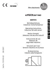 IFM Electronic efector110 GM701S Instrucciones De Uso