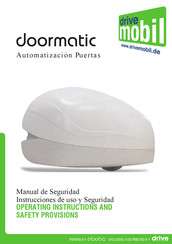 drive mobil doormatic Instrucciones De Uso Y Seguridad