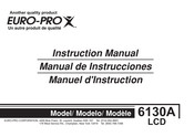 EURO-PRO 6130A LCD Manual De Instrucciones