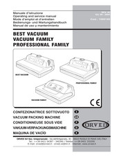 Orved VACUUM FAMILY Manual De Uso Y Mantenimiento