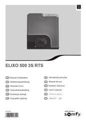 Somfy ELIXO 500 3S RTS Manual De Uso