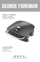 George Foreman GBR5750S Manual De Uso Y Cuidado