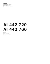 Gaggenau AI 442 760 Manual De Instrucciones