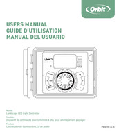 Orbit Landscape LED Light Controller Manual Del Usuario