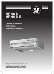 S&P HP 60 N Manual De Instalación. Instrucciones De Uso