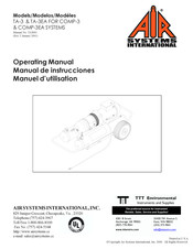 AIR SYSTEMS INTERNATIONAL TA-3EA Manual De Instrucciones