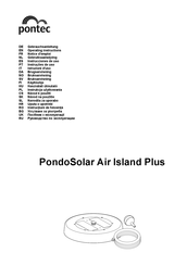 Pontec PondoSolar Air Island Plus Instrucciones De Uso