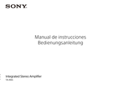 Sony TA-A1ES Manual De Instrucciones