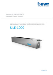 BWT ULE-1000 Manual De Instrucciones