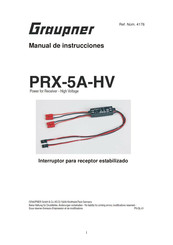 GRAUPNER PRX-5A-HV Manual De Instrucciones