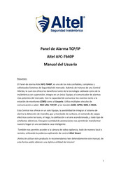 Altel AFC-7640P Manual Del Usuario