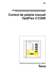 Gema OptiFlex 2 CG09 Manual De Instrucciones Y Lista De Piezas De Recambio