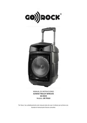 Go-Rock GR-TR163 Manual De Instrucciones