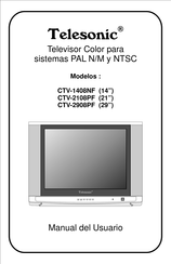 Telesonic CTV-2908PF Manual Del Usuario