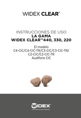 Widex Clear C2-CIC Instrucciones De Uso