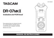 Tascam DR-07MKII Manual De Instrucciones