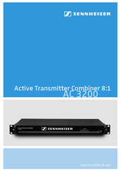 Sennheiser AC 3200 Instrucciones De Uso