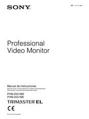 Sony PVM-2551MD Manual De Instrucciones