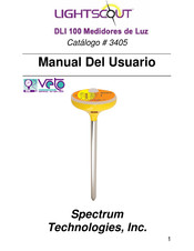 Spectrum Technologies Lightscout 3405 Manual Del Usuario