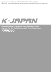 K-JAPAN KJRH300 Manual Del Propietário